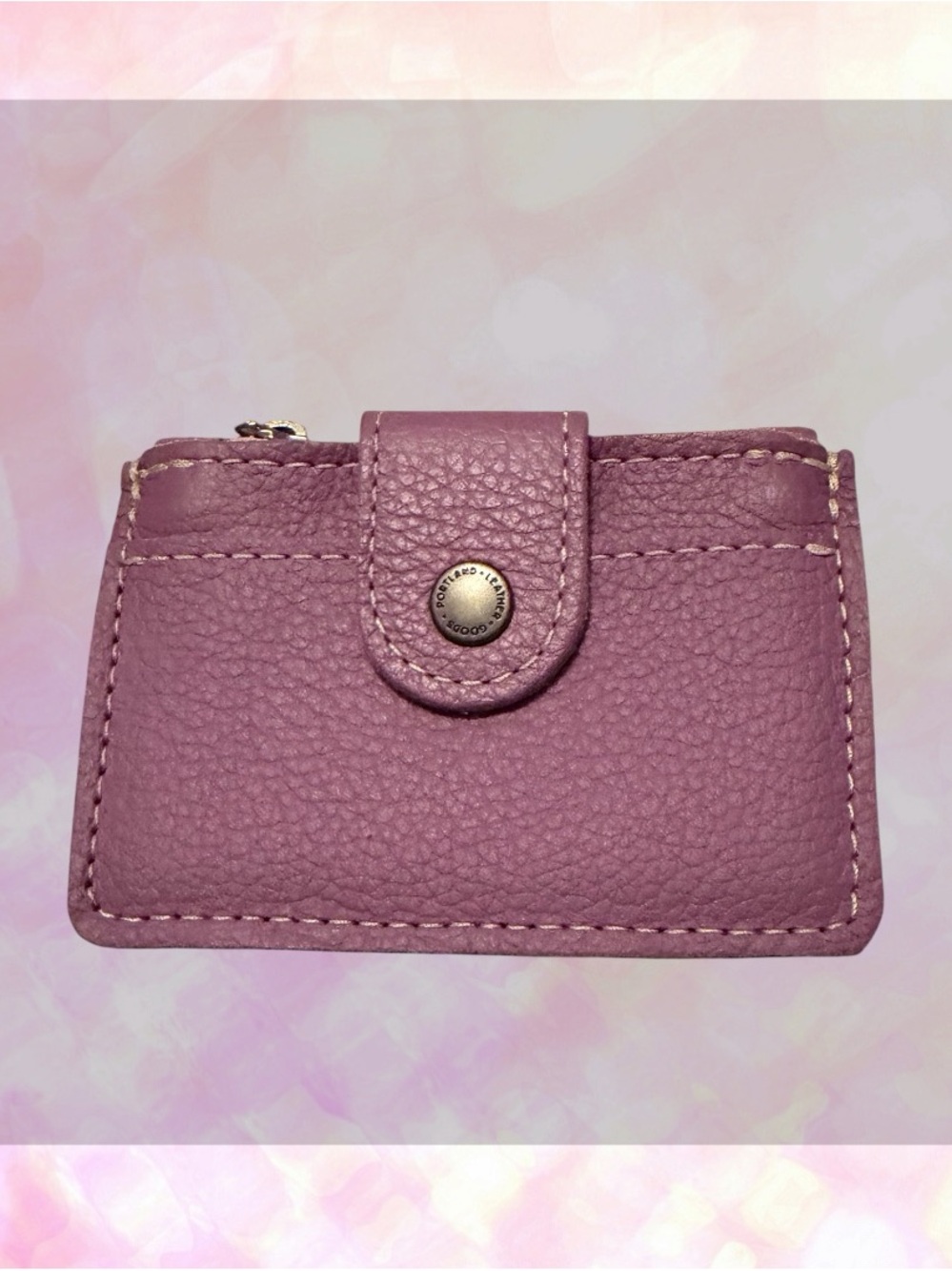 🦄 Portland Leather Sabrina Wallet Calla Lily | Unicorn Color